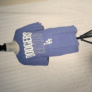 Majestic Dodgers Nation Short Sleeve  T-Shirt, Size: L, NWT